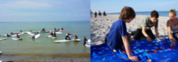 Am Meer im Camp