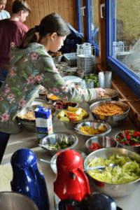 Gesunde Ernährung nach dem Freizeitsport in den Ostercamps