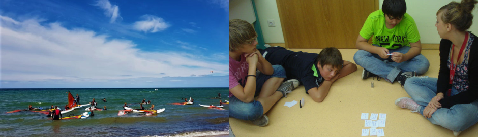 Im Englisch und Surfcamp