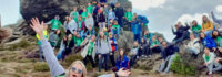 Gruppenbild beim Wandern