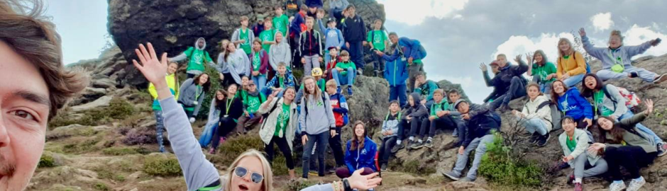 Gruppenbild beim Wandern