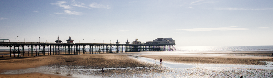 Strandausblick in England