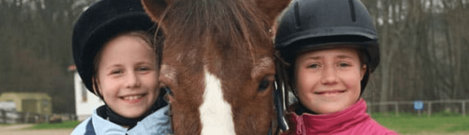 Mädchen Bild mit Pferd