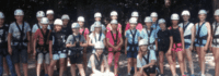 Gruppenfoto in amtlicher Klettermontur