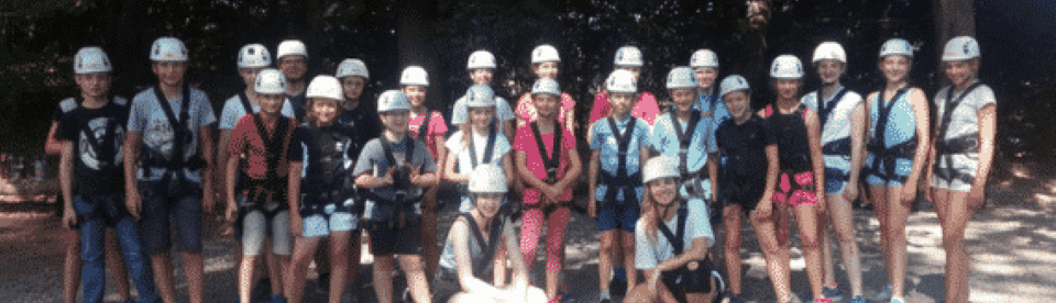 Gruppenfoto in amtlicher Klettermontur