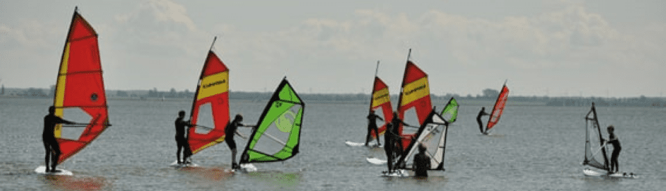 Windsurfen auf hoher See