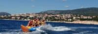 Bananenboot fahren