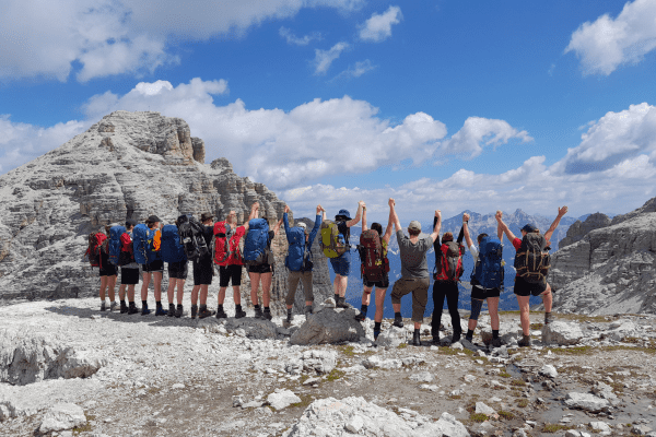 tolle Ausblicke bei der Rundwanderung Dolomiten