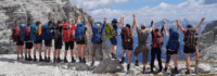 Gruppenfoto in den Dolomiten