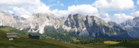 Ausblick auf die Dolomiten