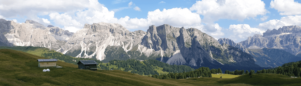 Ausblick auf die Dolomiten