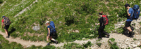 Schmale Pfade durch die Dolomiten