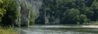 Felsenformationen entlang der Donau