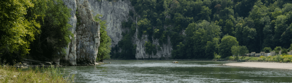 Felsenformationen entlang der Donau