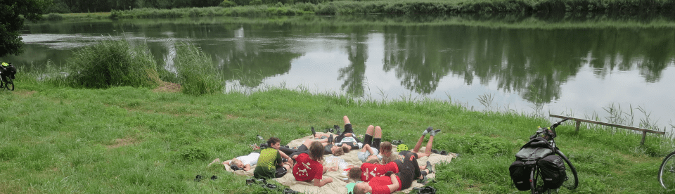 Picknick an der Donau