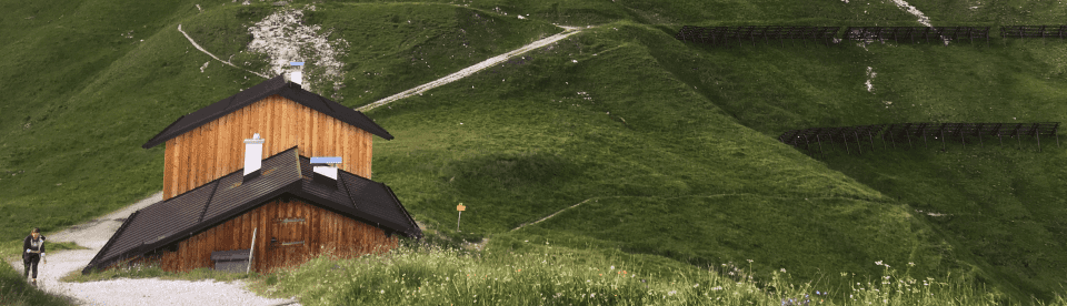 Hütten auf dem Stubaier Höhenweg