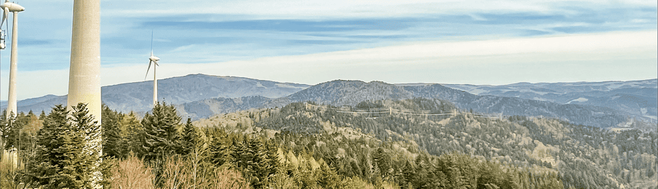 Aussicht über den Schwarzwald