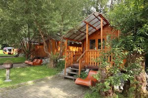 Blockhütte im BLSV Camp Regen