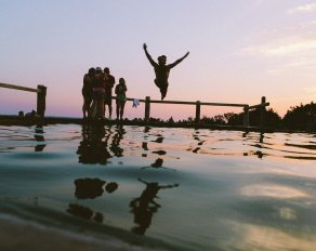 Baden im Feriencamp