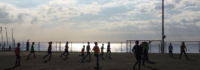 Blick auf Strandpromenade