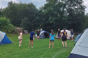 Unterkunft im Beachvolleyballcamp Witten