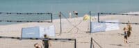 Beachvolleyballcourts direkt an der Ostsee