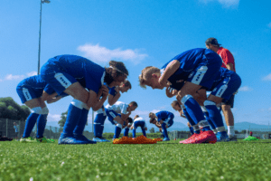 Training im Fußballcamp