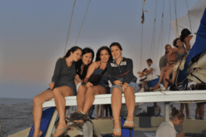 Ausflug auf einem Boot im Sprachcamp in Malta 