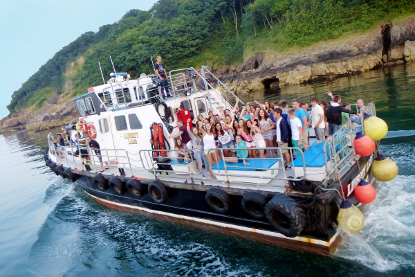 Sprachreise Torbay Schiffstour