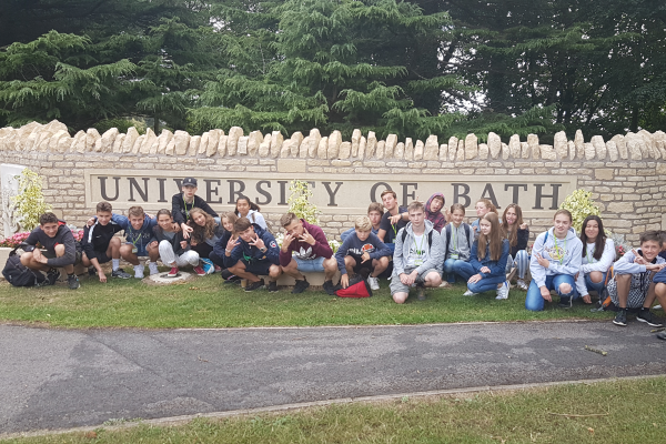 Gruppenfoto in Bath