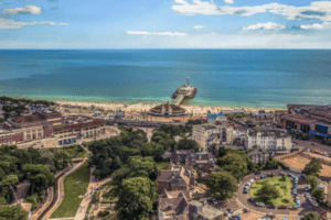 Bournemouth Pier aus der Luft