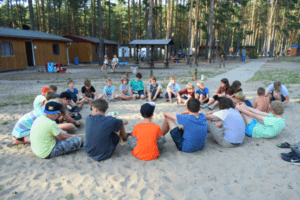 Kinder im Sand Feriencamp Berlin Prieros