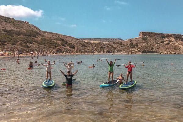 Stand-Up Paddling auf Malta