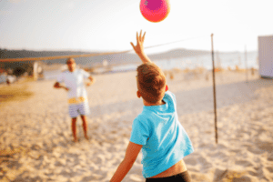 Beachcamp mit Englisch am Strand auf Sylt