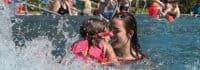 Kinder und Jugendliche haben Spaß auf der Ferienfreizeit
