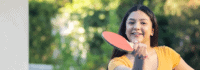 Tischtennis Partie im Sprachcamp