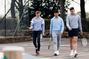 Jungs im Englisch und Sportcamp Bischofsgrün