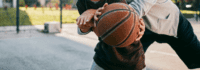 Basketballmatch im Feriencamp