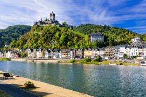 Cochem mit Blick über die Mosel