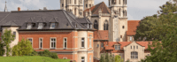 Blick auf den Dom in Naumburg