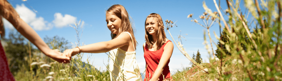 Kinder spielen in Bayern