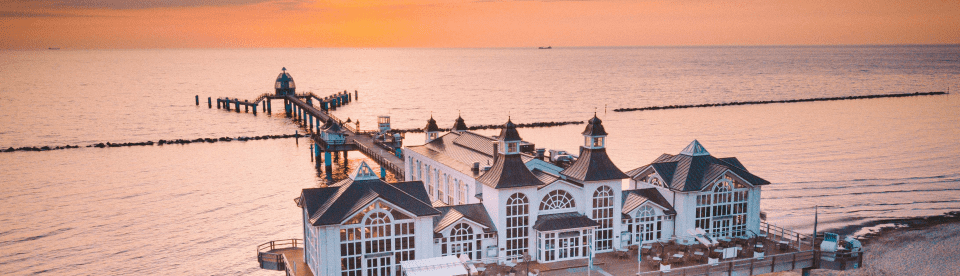 Ausblick auf das Meer in Sellin