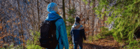 Wandern durch den Herbst