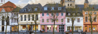 Häuserfronten in Xanten