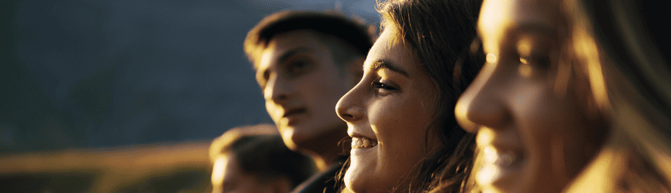 Abendsonne im Gesicht
