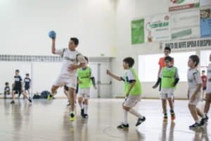 Teilnehmer im Jungen Handballcamp 
