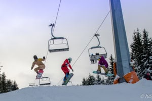 Abfahrt in der Tauplitz