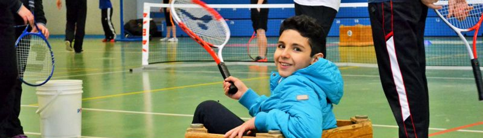 Tennis im Camp