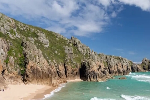 Cornwall Küste am Meer