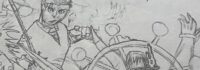 Skizze einer Manga Zeichnung